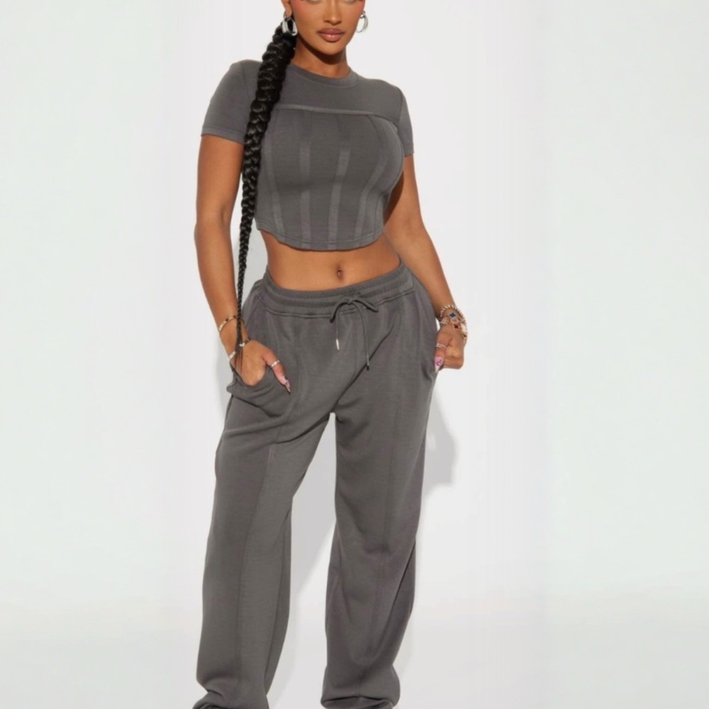Gray Womens 2 piece set